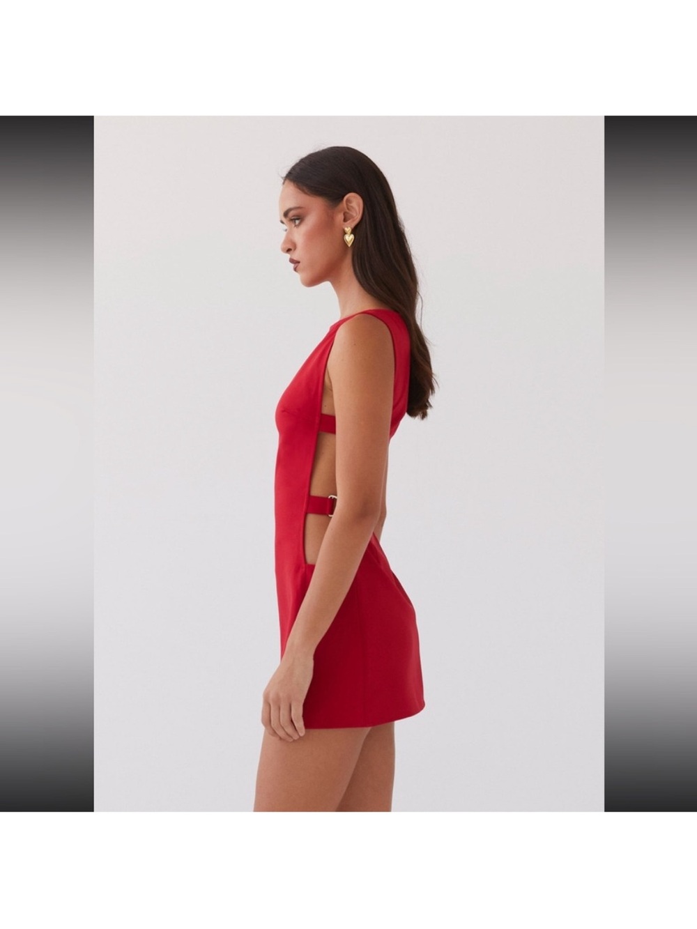 Cherish You Buckle Mini Dress